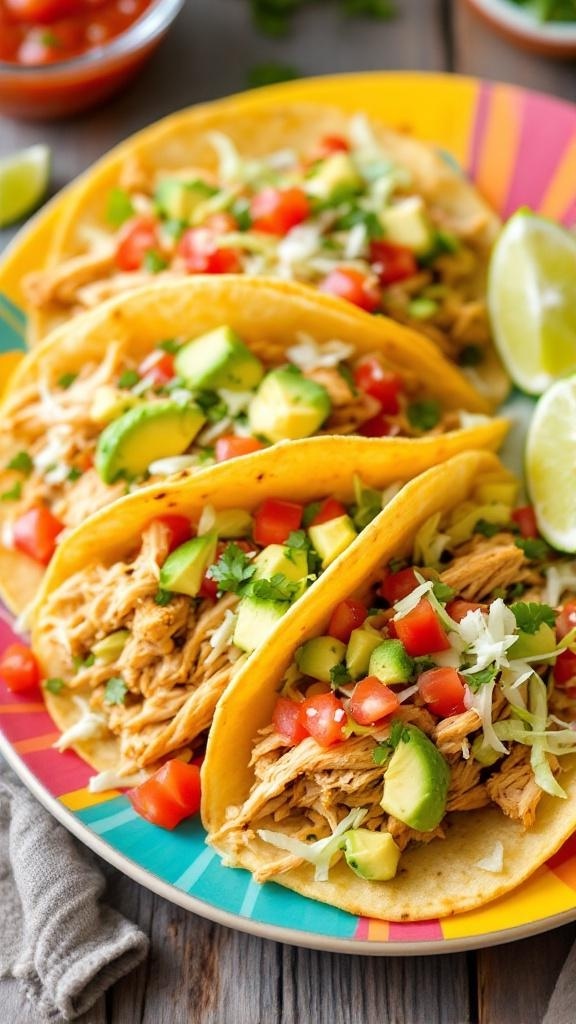 Shredded Chicken Taco