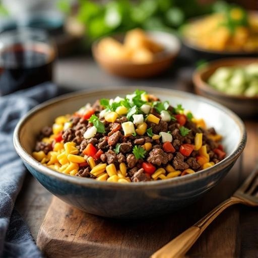 Ground Beef Bowl