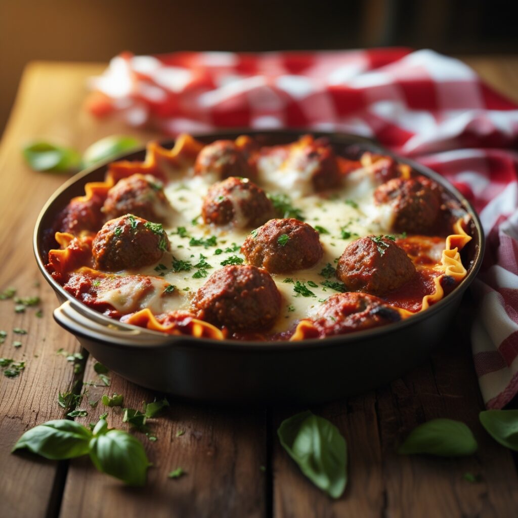 meatball lasagna